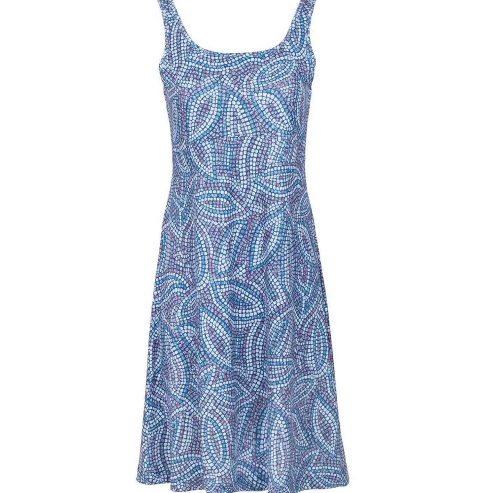 Columbia Blue Pink Omni-Freeze UPF50 PFG Freezer III Dress 🌸